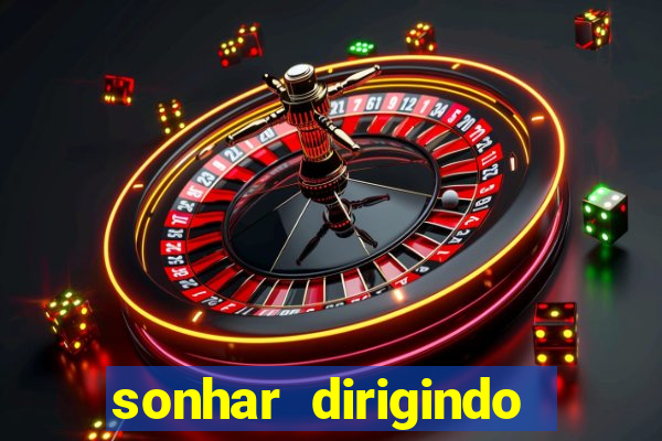 sonhar dirigindo carro jogo do bicho